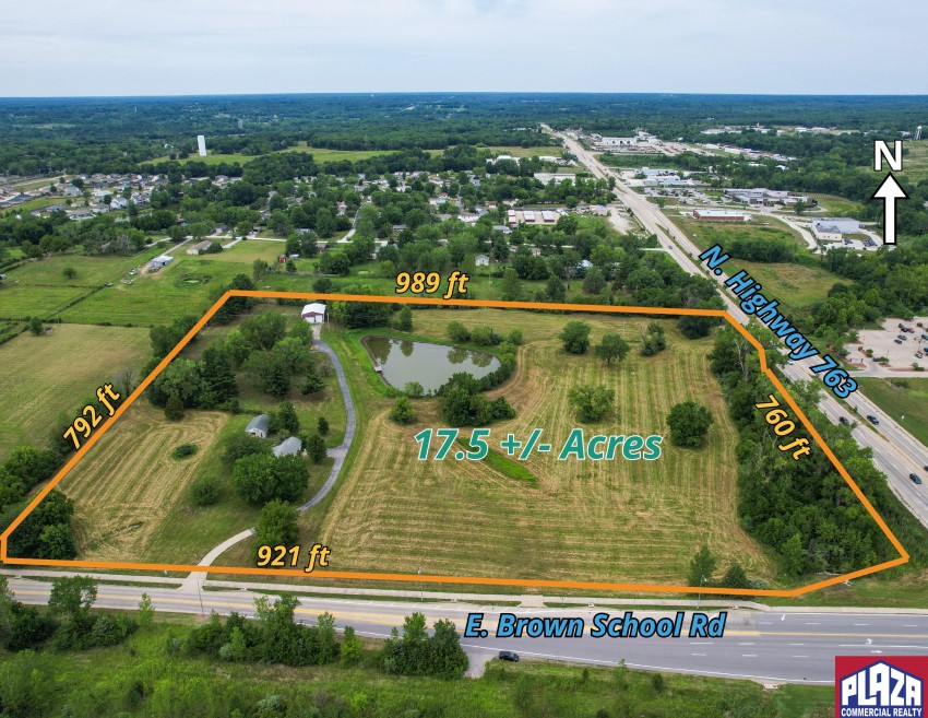 Hwy 763 and NW Brown School Rd. (17.5 acres) Columbia, MO 65202