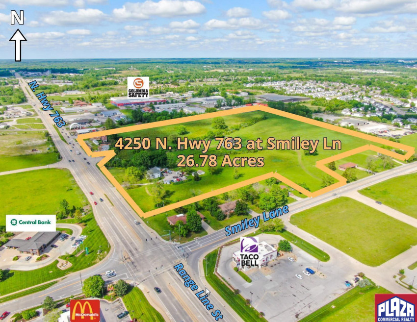 4250 N. Highway 763 at Smiley Ln. (10 acres) Columbia, MO  65202 
